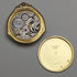 Vintage Swiss HELVETIA gold-plated case pocket watch works well
